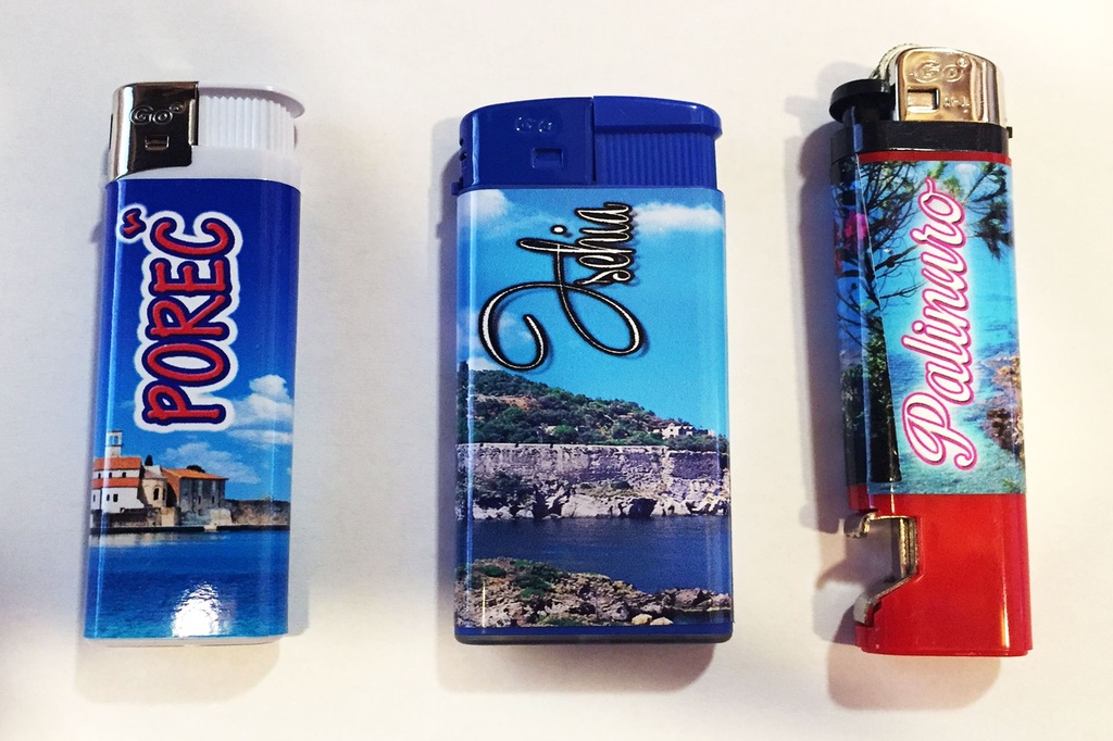 ACCENDINO ELETTRICO GRA C/ETICHETTA FASCIATO PERS. 