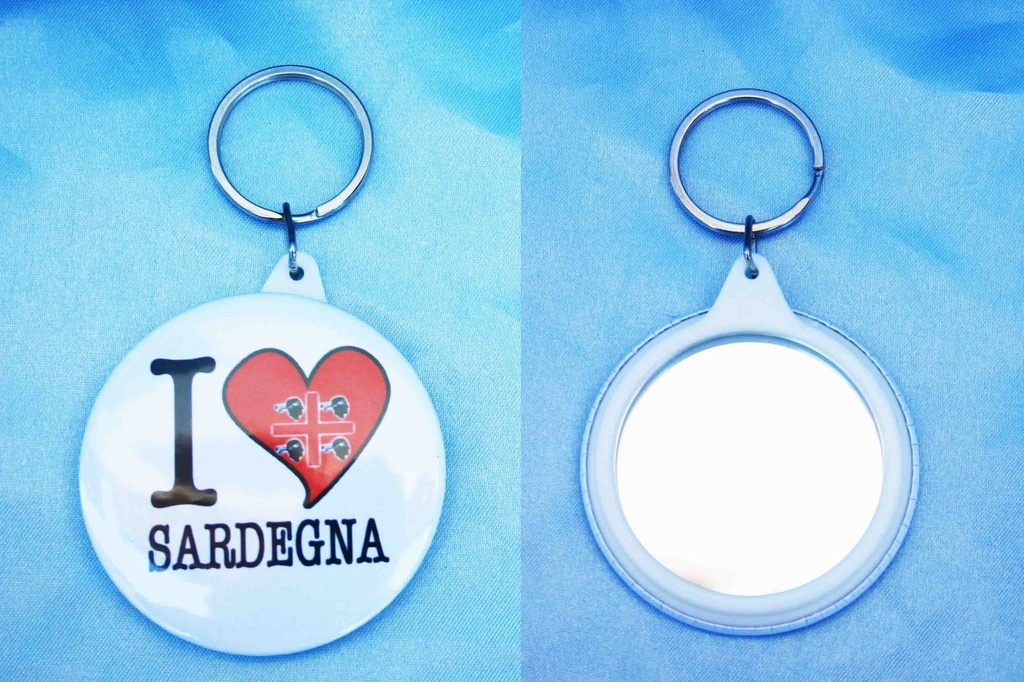 PORTACHIAVI LATTA C/SPECCHIO 58mm 