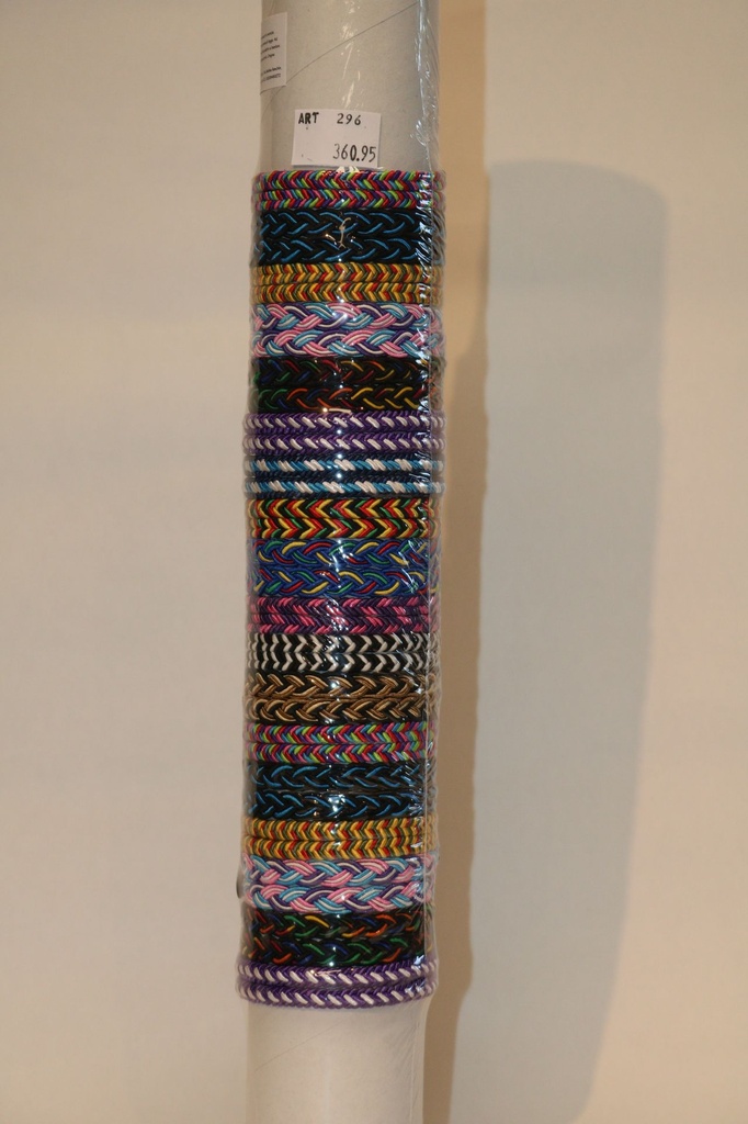 BRACCIALE CUOIO INFINITO STRASS COL ASS 