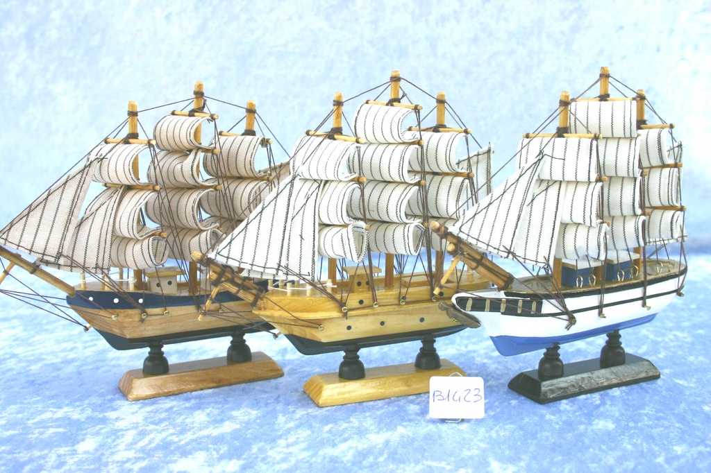 BARCHETTE LEGNO 6"- cm 16 - 12 MOD.ASS. 