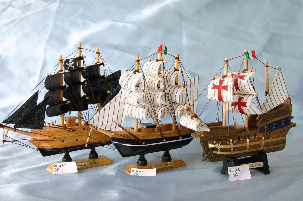 BARCHETTE LEGNO 6" - PIRATA 