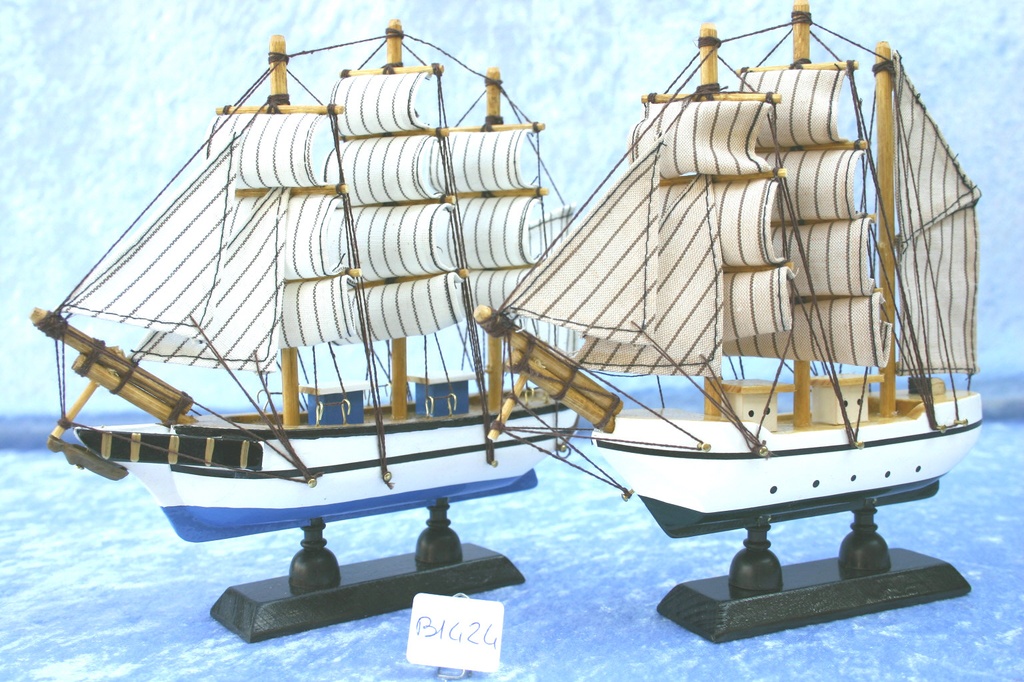 BARCHETTE LEGNO 8"-cm 20x20-12 MOD.ASS. 