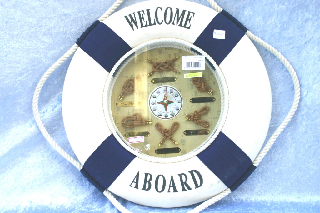 SALVAGENTE cm 47 c/OROLOGIO E NODI 