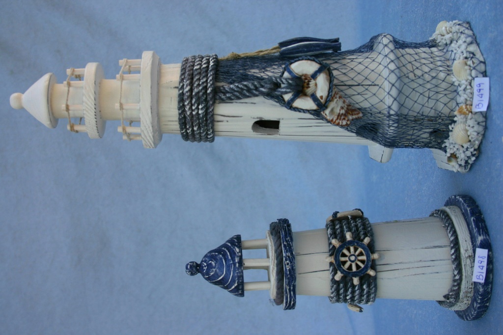 FARO LEGNO c/DECORO h cm 21 