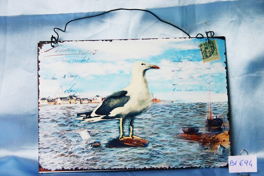 TARGHETTA METALLO D'APPENDERE 