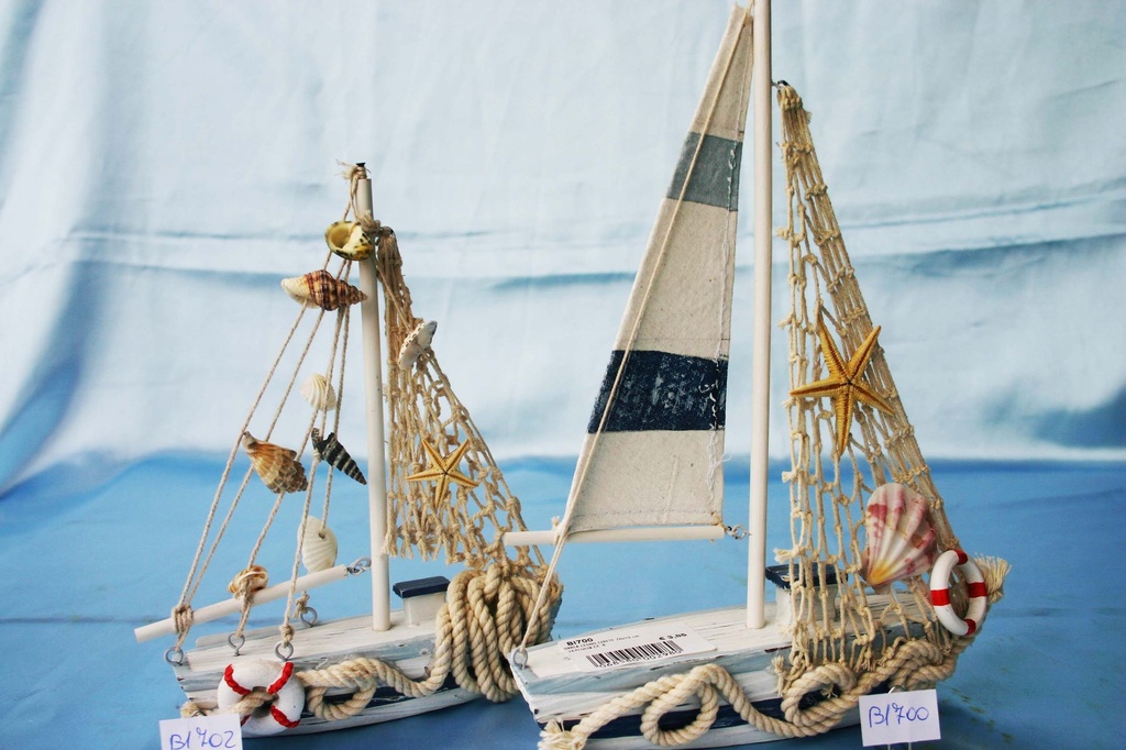 BARCA LEGNO C/RETE 20,5x15cm 