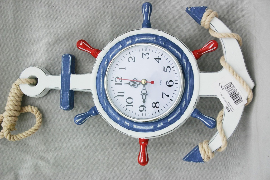 ANCORA LEGNO C/OROLOGIO 54x3,5x23 