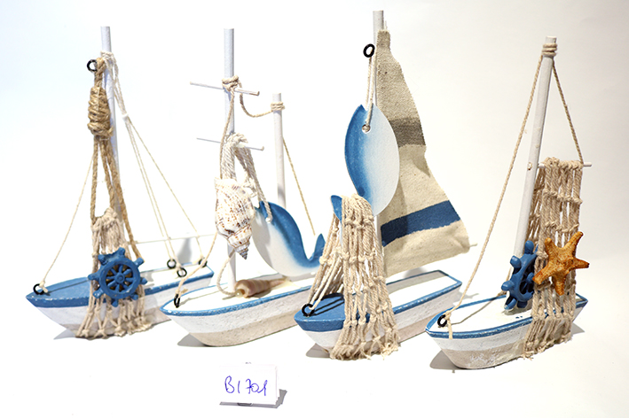 BARCHE LEGNO 4 MOD ASS 17*11 CM 