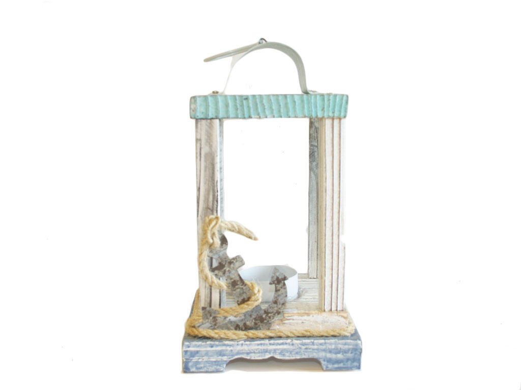 LANTERNA LEGNO C/ANCORA 