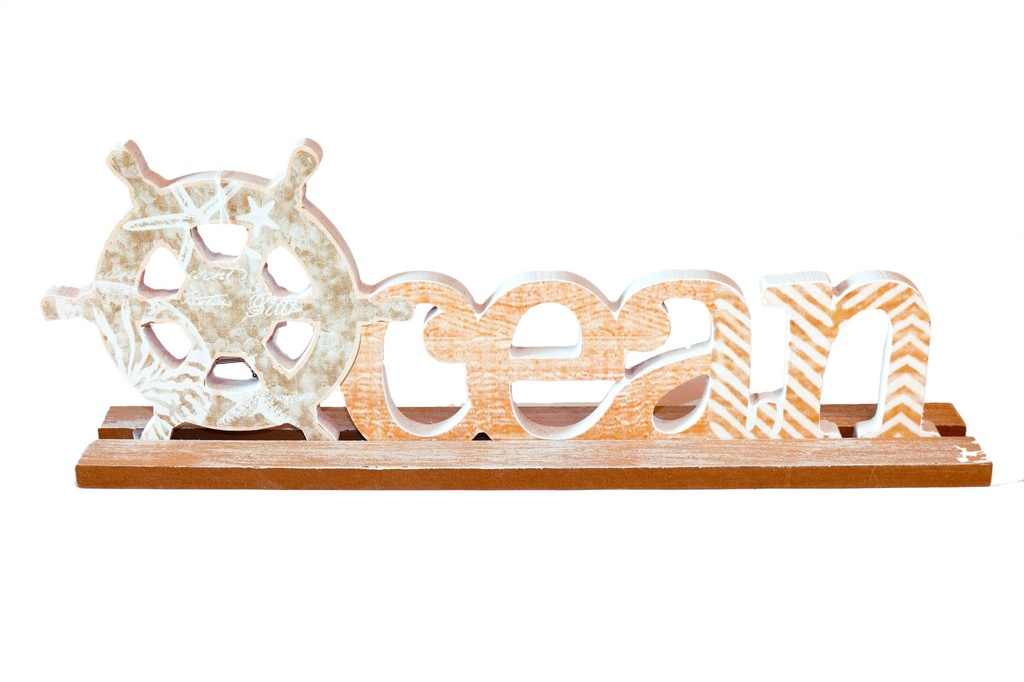 SCRITTA OCEAN LEGNO 