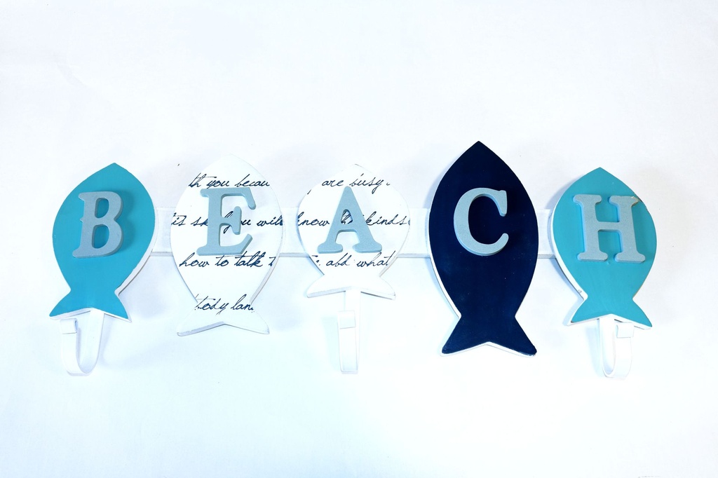 APPENDINO LEGNO E METALLO BEACH 43*12 CM 