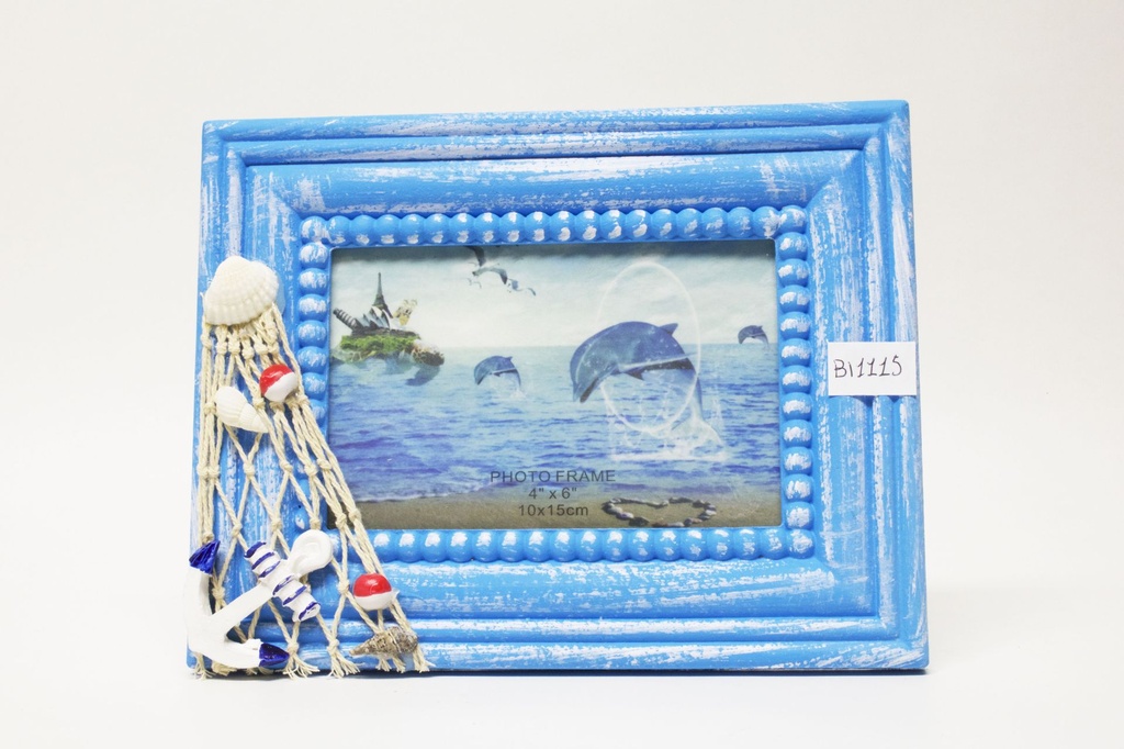 PORTAFOTO LEGNO E RESINA CM 22*18 