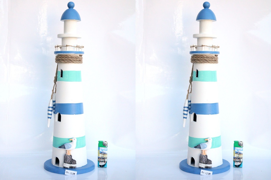 FARO LEGNO C/LUCE CM 13.5*13.5*47.5 