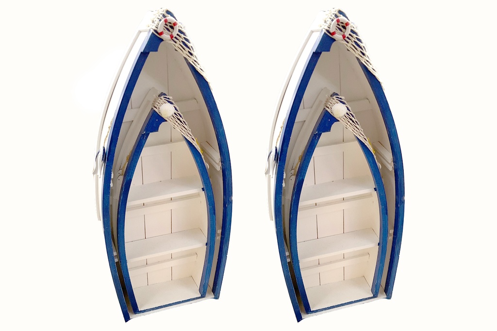 SET. 2 PZ. SCAFI IN LEGNO MOBILETTO 60CM 