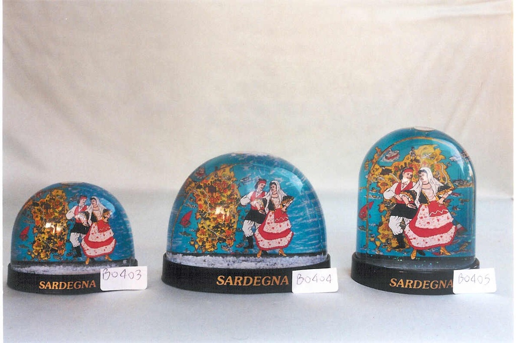 BOLLA NEVE GRA. SARDEGNA - COSTUME 7,5x9 