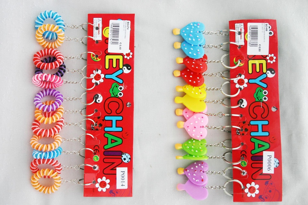 PORTACHIAVI PLASTICA GELATO CUORE 