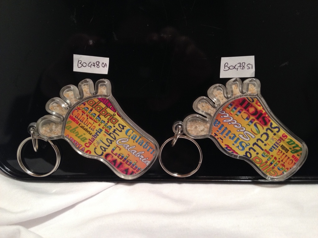 PORTACHIAVI PLASTICA PIEDE MULTISCRITTA CALABRIA 