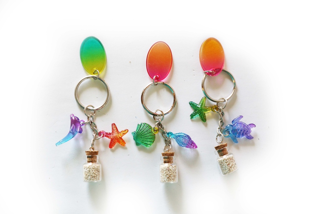 PORTACH C/BOTT VETR E SABBIA C/3 PEN STELLA/DELF 