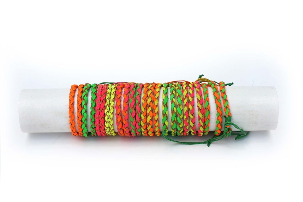 BRACCIALE TRECCE ECOPELLE COL.ASS. 