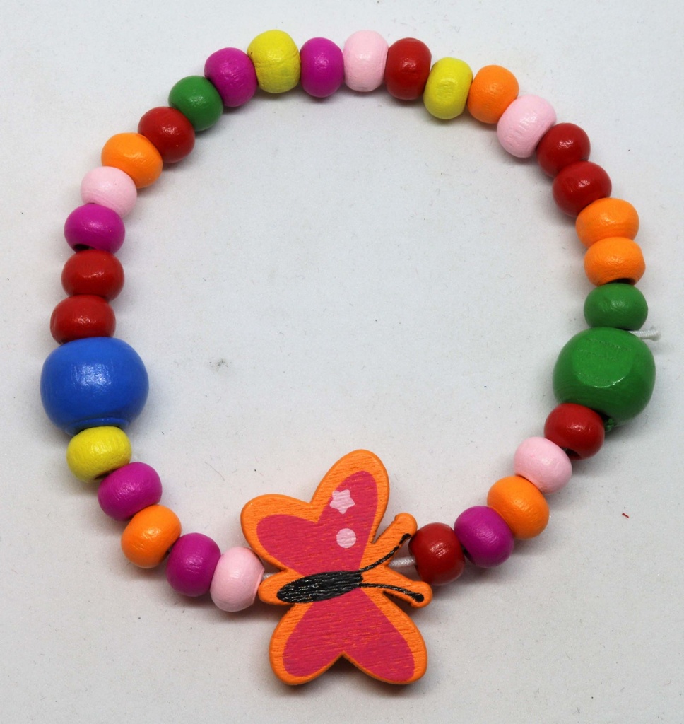 BRACCIALE BIMBA LEGNO COLORI ASS. 