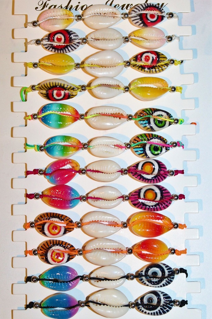 BRACCIALE MODA CIPREA COLORATA 