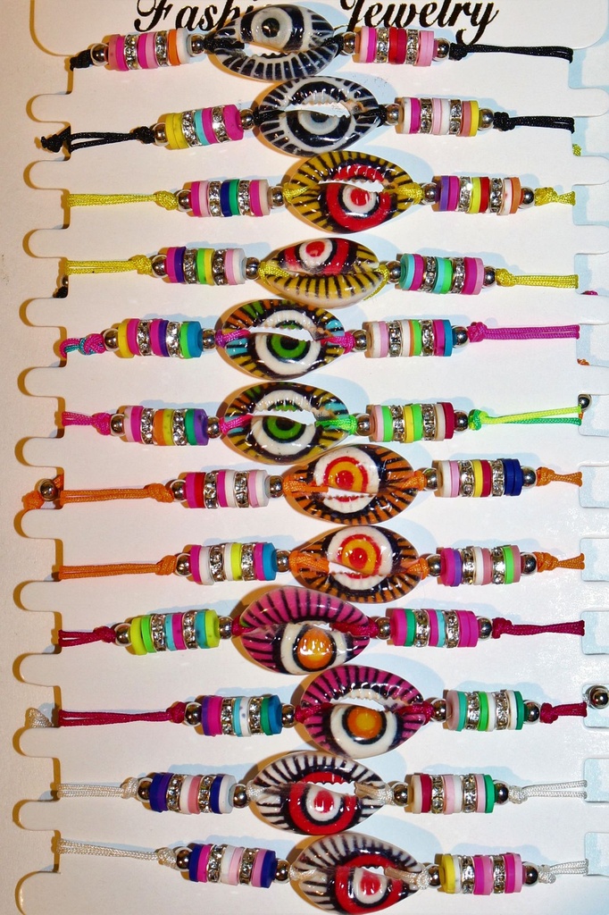 BRACCIALE MODA CIPREA COLORATA 