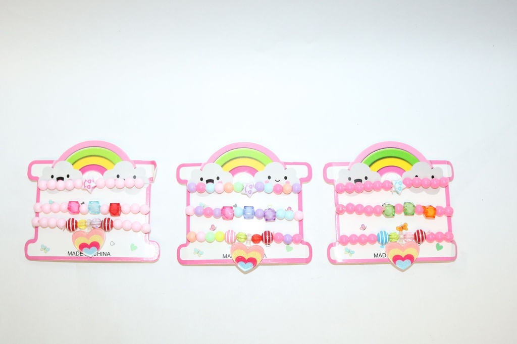 CARTELLINA DA 3 BRACCIALI  BIMBA 