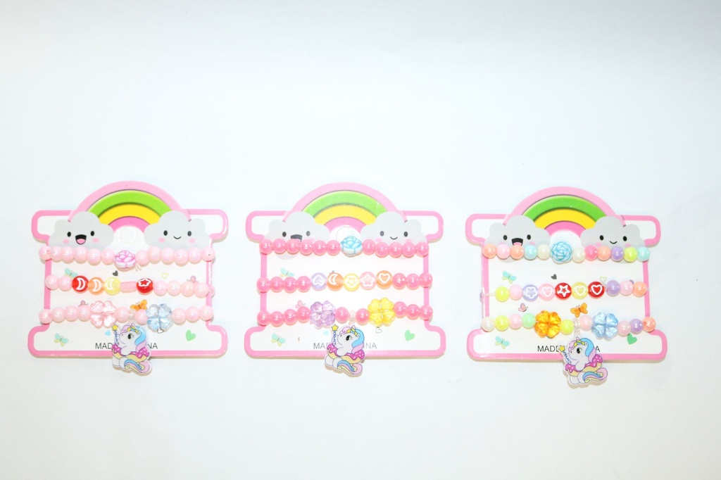 CARTELLINA DA 3 BRACCIALI  BIMBA 