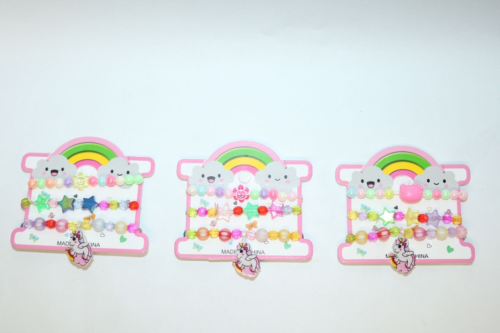 CARTELLINA DA 3 BRACCIALI  BIMBA 