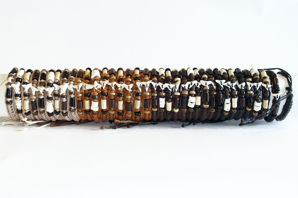 BRACCIALE  POLIESTERE TONI MARRONE 