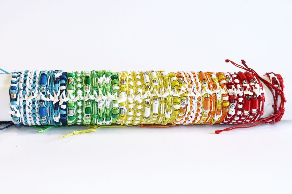 BRACCIALE POLIESTERE COLORI ASS. 