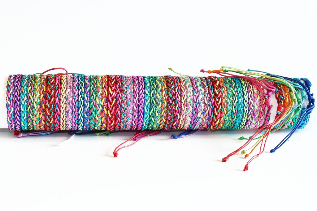 BRACCIALE POLIESTERE  COLORI ASS. 