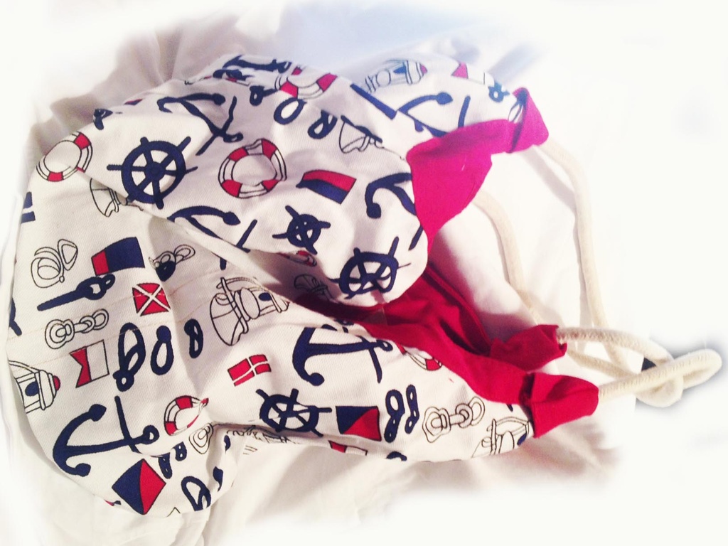 BORSA SACCO SOGG. MARINI ROSSA 