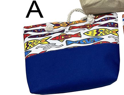 BORSA STOFFA 54*37*13 CM BLU 