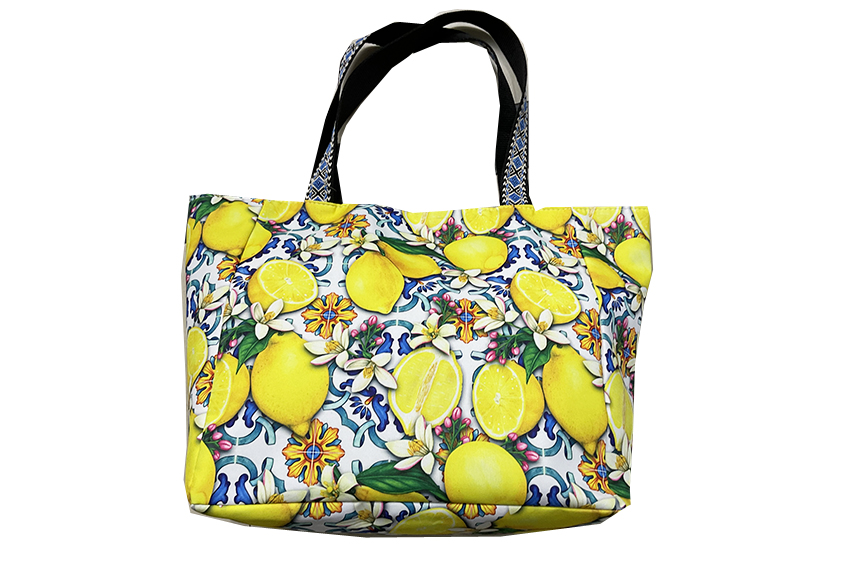 BORSA STOFFA LIMONI 57*37*17 CM 