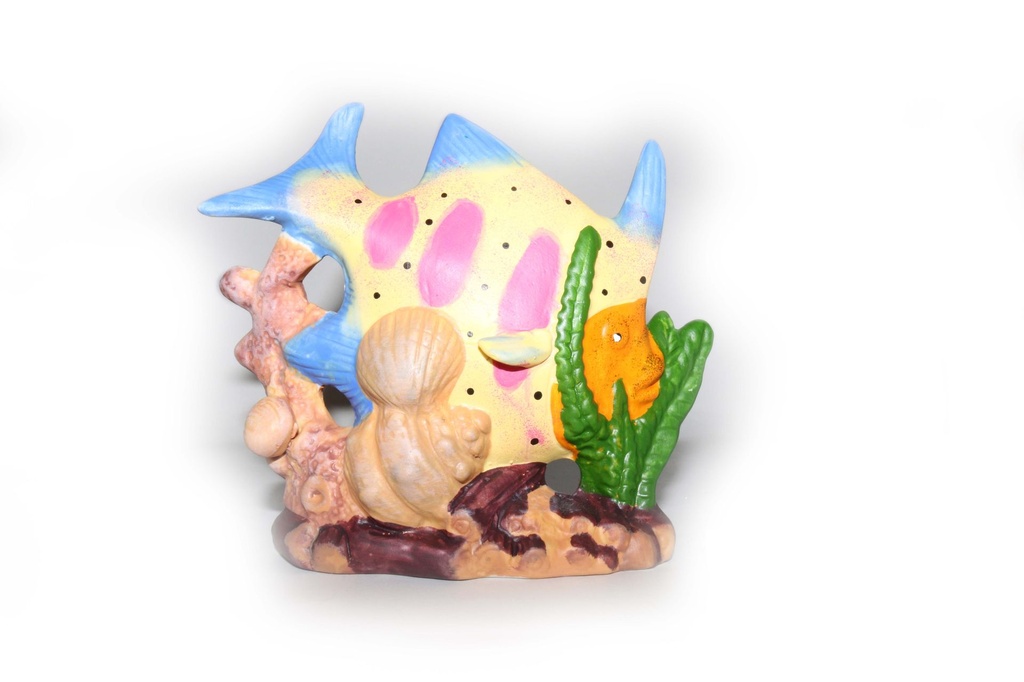 PESCE CERAMICA OPACA 4 MOD. COL. ASS. 