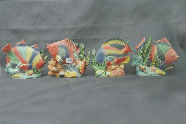 PESCE CERAMICA OPACA 8 MOD. E COL.ASS. 