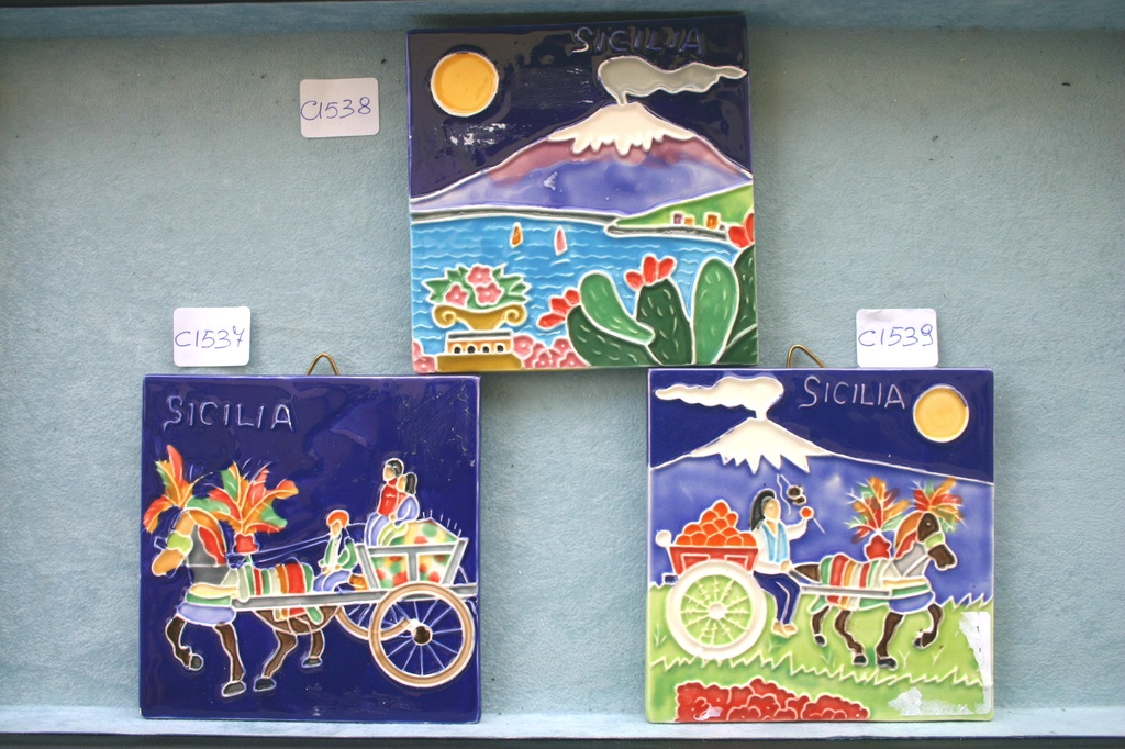 MATTONELLA CERAMICA SICILIA 10x10 VULCANO E CARRET 