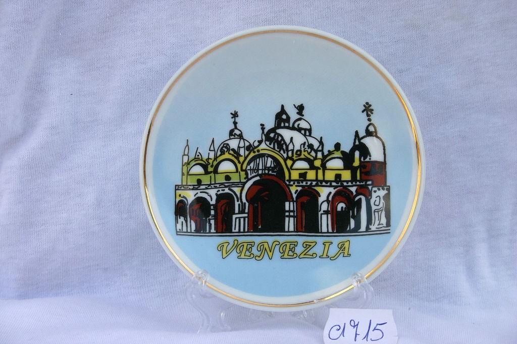 PIATTINO CERAMICA S.MARCO DIAM10 C/SUPPORTO 