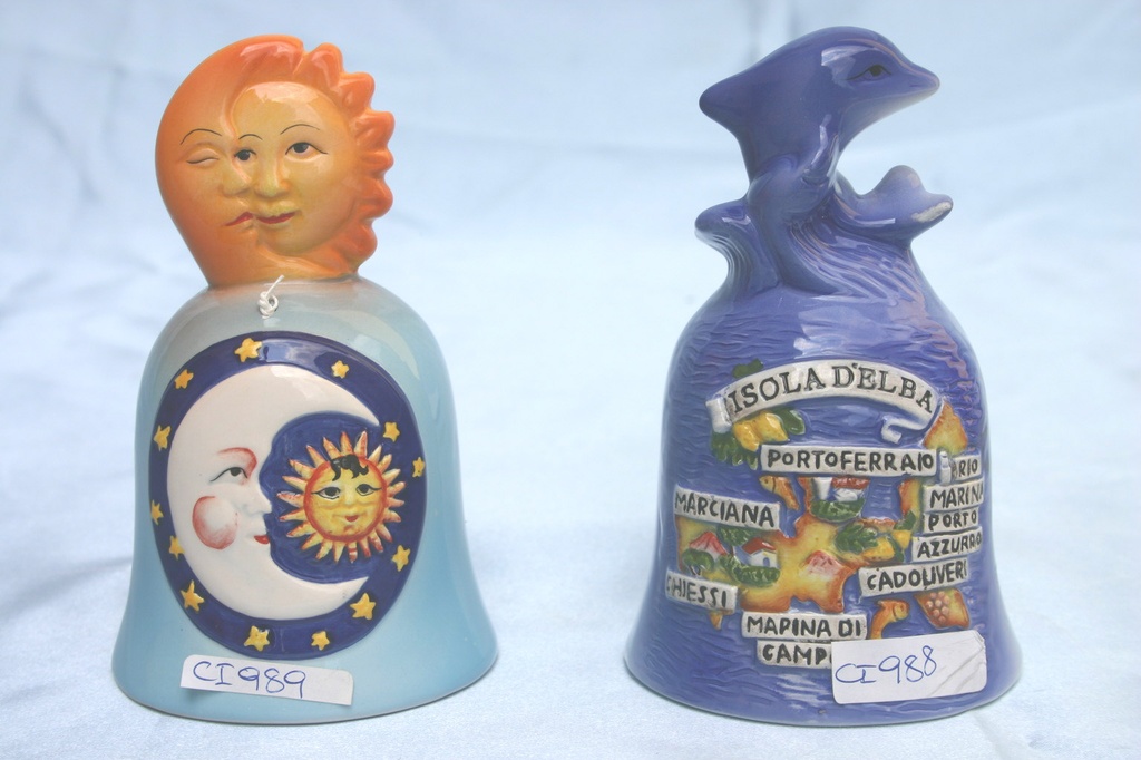 CAMPANELLA CERAMICA SOLE/LUNA 