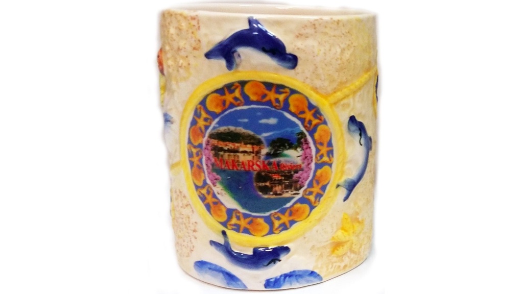 TAZZA CERAMICA c/DECALCO MAKARSKA 