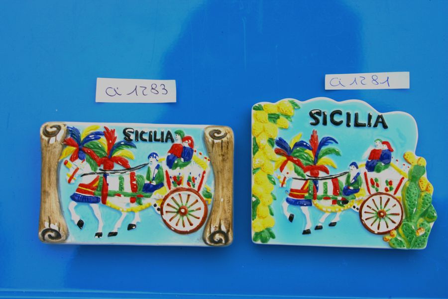 MAGNETE SICILIA CARRETTINO PERGAMENA 