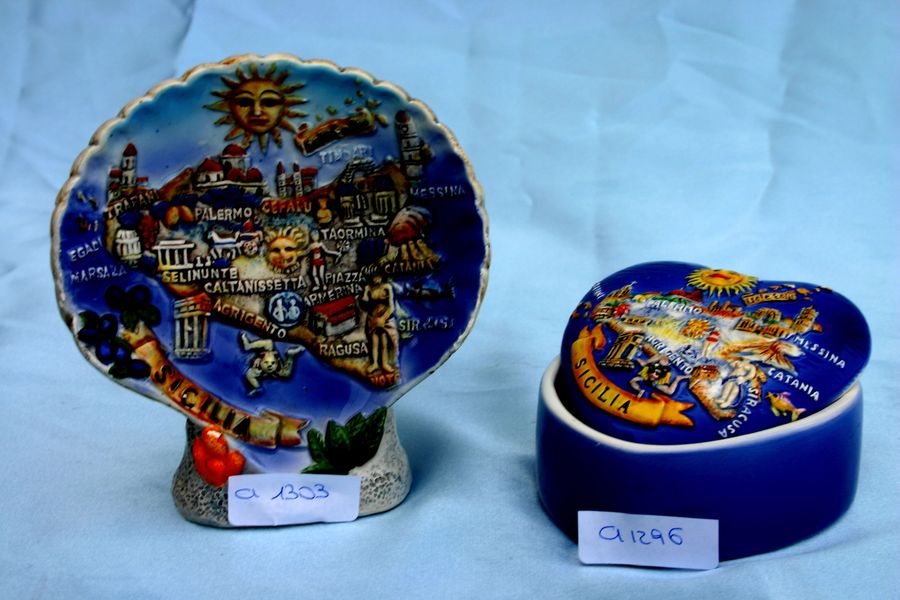 CONCHIGLIA CERAMICA SICILIA 