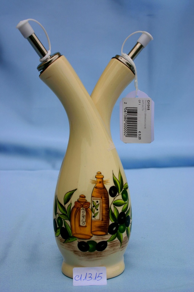 OLIO E ACETO CERAMICA C/OLIVE 
