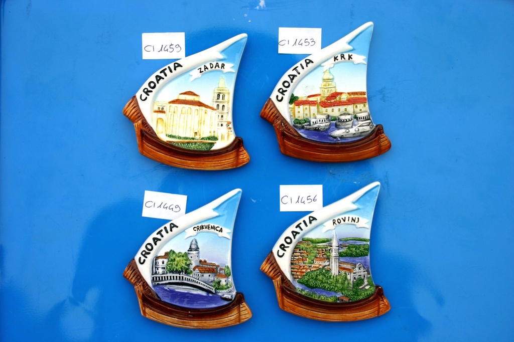 MAGNETE CER. BARCA CROATIA ZADAR 