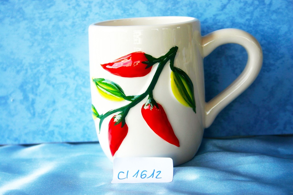 TAZZA CERAMICA PEPERONCINI 