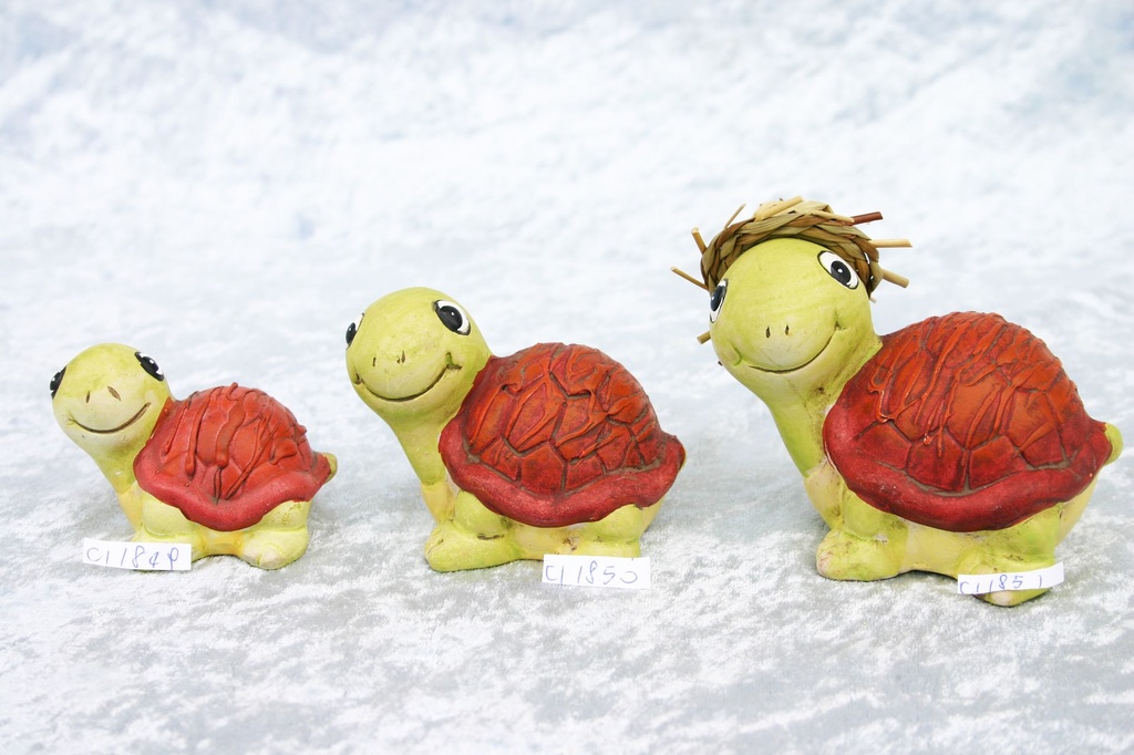 TARTARUGA CERAMICA PICCOLA 7x6x4,5cm 