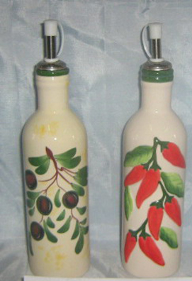 OLIERA CERAMICA CON PEPERONCINI 