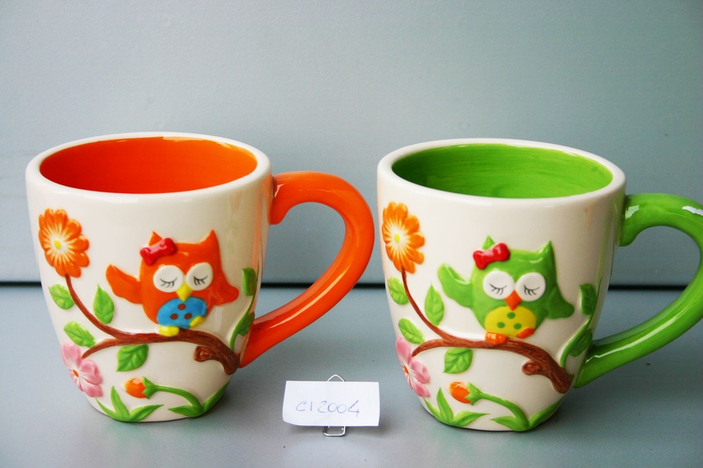 TAZZA CERAMICA GUFO 2 COL ASS 