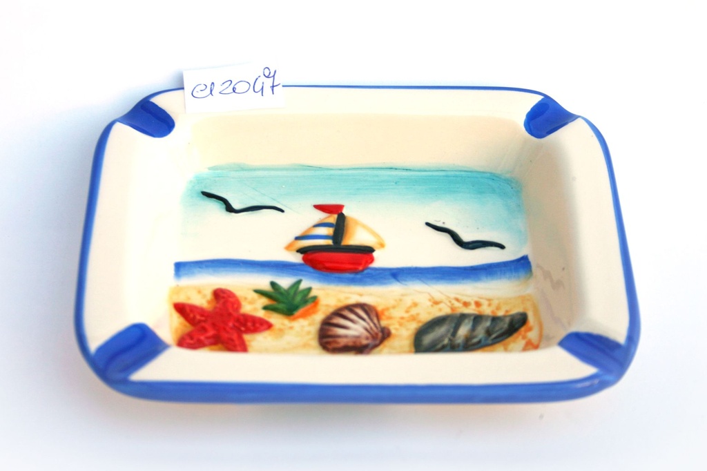 POSACENERE CERAMICA RETT. VED. MARINA 